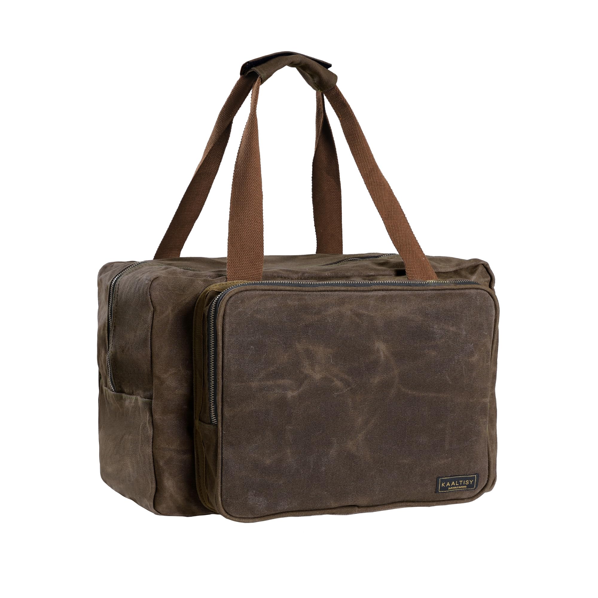 Kaaltisy 16oz Waxed Canvas Tool Bag – Robust Zipper Garden Tools